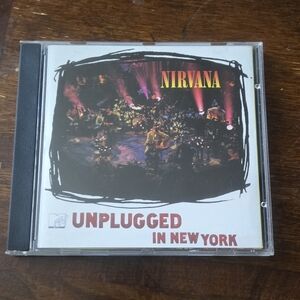NIRVANA Unplugged in New York CD - Black and Red